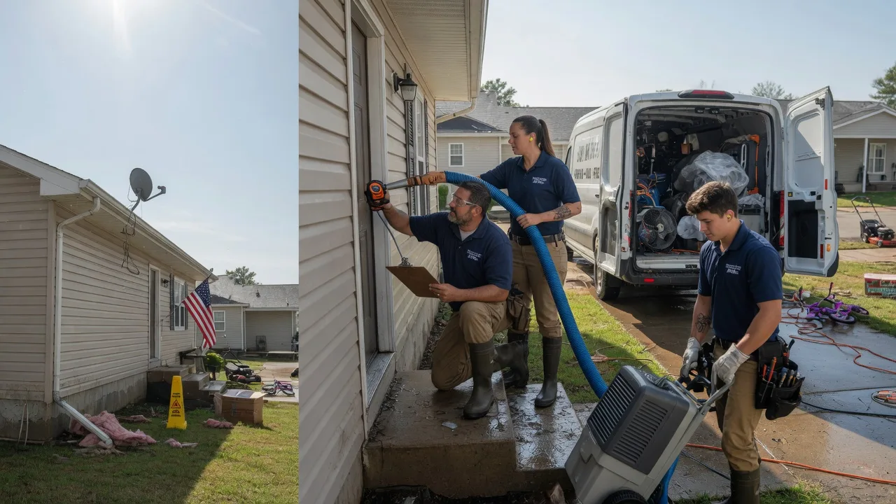 Ceiling Water Damage Restoration in Pleasant Hill, MO near me